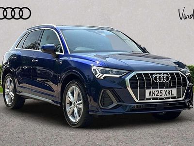 Blue Used 2025 Audi Q3 S-Line SUV | £32,515 (Fair price)