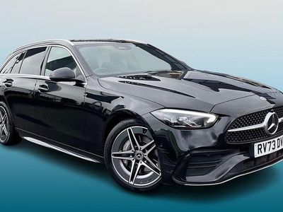 Used Mercedes C200 AMG line 204 HP (150 kW) 2024 Black Estate