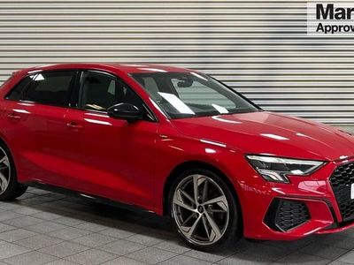 Used Audi A3 Black Edition 150 HP (110 kW) 2023 Red Sedan