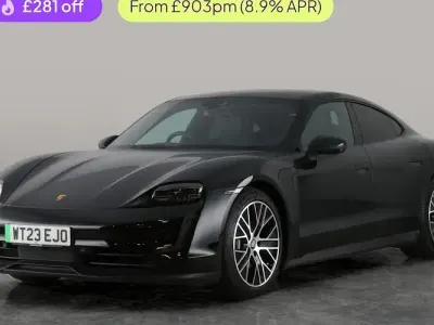 Used Porsche Taycan Performance Package 350 kW (476 HP) 2023 Black Sedan