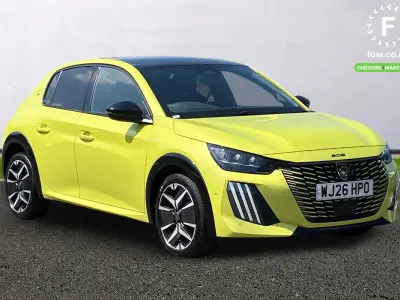 Used Peugeot 208 Premium 147 HP (108 kW) 2026 Yellow Hatchback