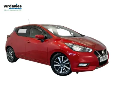 Used Nissan Micra Tekna 100 HP (73 kW) 2019 Red Hatchback