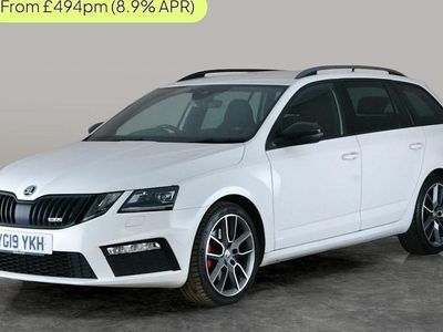 Used Skoda Octavia vRS 184 HP (135 kW) 2019 White Estate