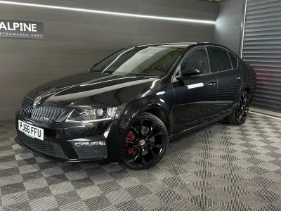 Used Skoda Octavia vRS 230 HP (169 kW) 2016 Black Estate