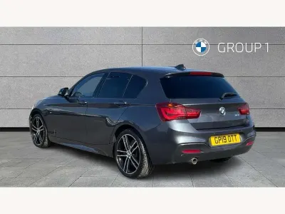 Usado BMW 118 M Sport 136 HP (100 kW) 2019 Cinzento Citadino