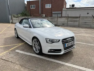 Used Audi A5 Cabriolet Design 333 HP (244 kW) 2013 White Cabriolet