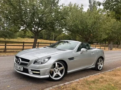 Used Mercedes SLK250 AMG 204 HP (150 kW) 2013 Silver Cabriolet