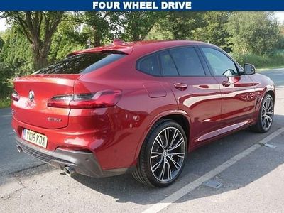Used BMW X4 M Sport 190 HP (139 kW) 2018 Red SUV
