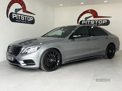 Used Mercedes S350L AMG line 260 HP (191 kW) 2016 Silver Sedan