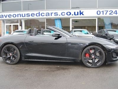 used Jaguar F-Type 5.0 P450 Supercharged V8 R-Dynamic 2dr Auto Convertible