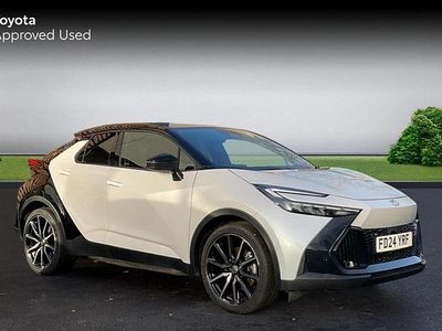 Platinum white pearl bitone Used 2024 Toyota C-HR Sport SUV | £27,990 (Fair price)
