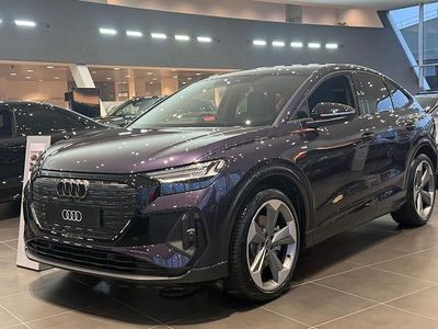 New 2025 Audi Q4 Sportback e-tron Black Edition SUV | £56,650 (A bit pricey)