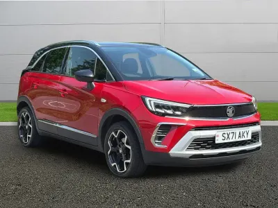 Used Vauxhall Crossland Ultimate 130 HP (95 kW) 2022 Red SUV