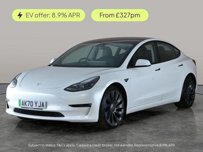 Used Tesla Model 3 Performance 461 kW (627 HP) 2020 White Sedan