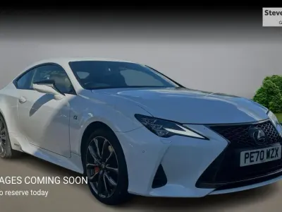Used Lexus RC300h Sport Line 2020 White Coupe