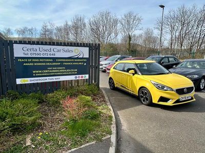 Used MG MG3 Exclusive 106 HP (77 kW) 2020 Yellow Hatchback