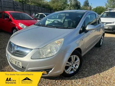 Used Vauxhall Corsa Club 2007 Silver Hatchback