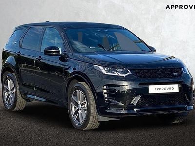 Santorini black Used 2025 Land Rover Discovery Sport SE Dynamic SUV | £45,395 (Expensive)