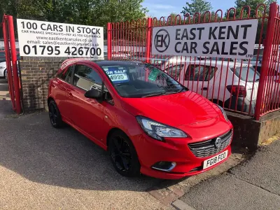 Used Vauxhall Corsa Edition 150 HP (110 kW) 2018 Red Hatchback