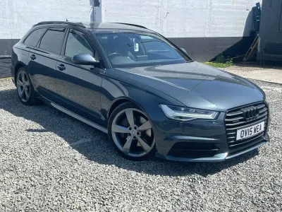 Used Audi A6 Black Edition 320 HP (235 kW) 2015 Blue Estate