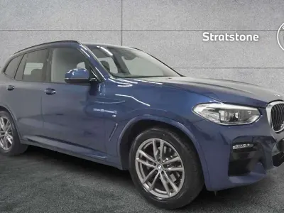 Used BMW X3 M Sport 190 HP (139 kW) 2020 Blue SUV