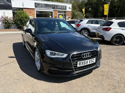 Used Audi A3 S-Line 184 HP (135 kW) 2014 Black Hatchback