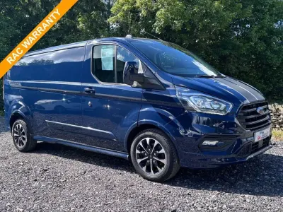 Used Ford Transit Custom Sport 170 HP (125 kW) 2022 Blue Van