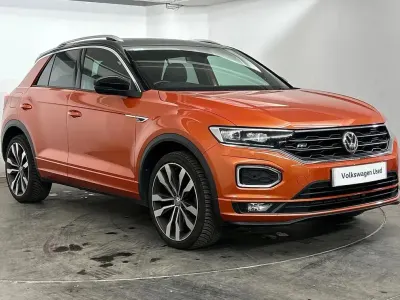 Used VW T-Roc R-line 150 HP (110 kW) 2019 Orange SUV