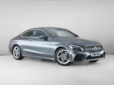 Used Mercedes C200 AMG line 2018 Grey Coupe