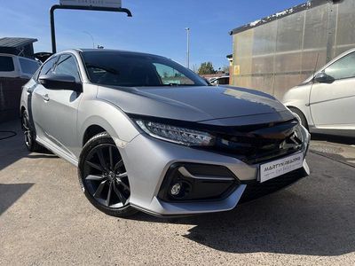 Begagnad Honda Civic SR 120 HK (88 kW) 2020 Silver Halvkombi