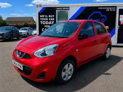 Używany Nissan Micra Visia 80 KM (58 kW) 2014 Czerwony Hatchback