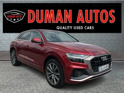 Used Audi Q8 S-Line 286 HP (210 kW) 2019 Red SUV