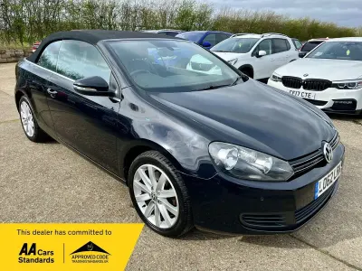 Used VW Golf Cabriolet SE 140 HP (102 kW) 2012 Black Cabriolet