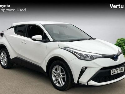 White Used 2022 Toyota C-HR SUV | £19,639 (Fair price)