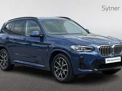 Used BMW X3 M Sport 181 HP (133 kW) 2022 Blue SUV