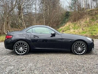 Used Mercedes SLC250 AMG line 2016 Black Cabriolet