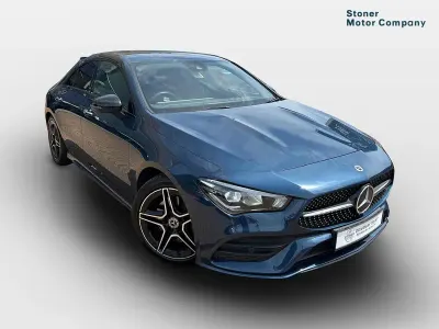 Used Mercedes CLA220 AMG Line Premium 190 HP (139 kW) 2022 Blue Sedan