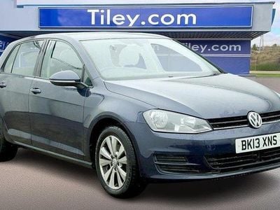 Used VW Golf VII SE 122 HP (89 kW) 2013 Blue Hatchback