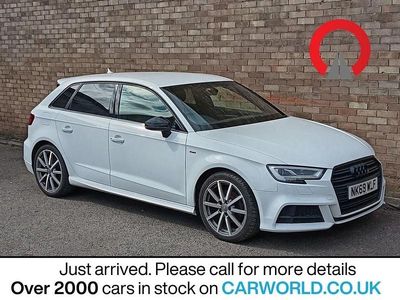 Used Audi A3 Sportback Black Edition 116 HP (85 kW) 2018 White Hatchback
