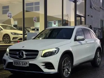 Begagnad Mercedes GLC220 AMG line 170 HK (125 kW) 2015 Vit SUV