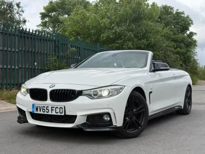 Begagnad BMW 430 Cabriolet M Sport 2015 Vit Cab