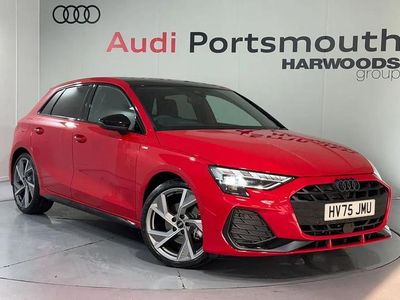 Used Audi A3 Black Edition 150 HP (110 kW) 2025 Red Hatchback