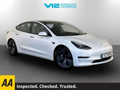 White Used 2021 Tesla Model 3 Long Range AWD Sedan | £16,195 (Fair price)