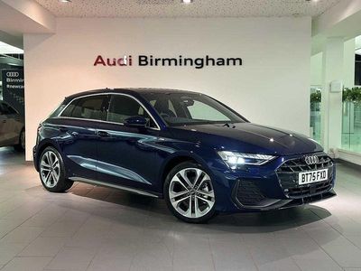 Used Audi A3 S-Line 150 HP (110 kW) 2025 Navarra blue, metallic Hatchback