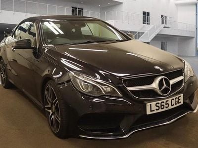 Used Mercedes E400 AMG line 333 HP (244 kW) 2015 Black Cabriolet