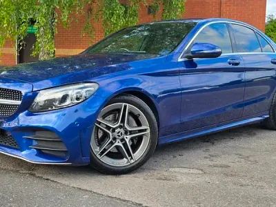 Used Mercedes C200 AMG line 2019 Blue