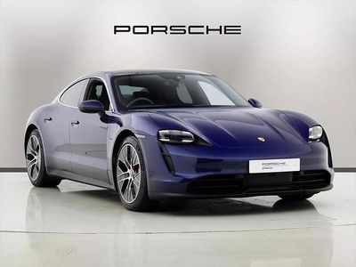 Blue Used 2022 Porsche Taycan Sedan | £58,990 (Expensive)