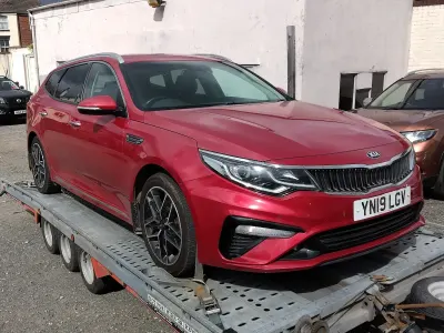 Used Kia Optima 136 HP (100 kW) 2019 Red Estate