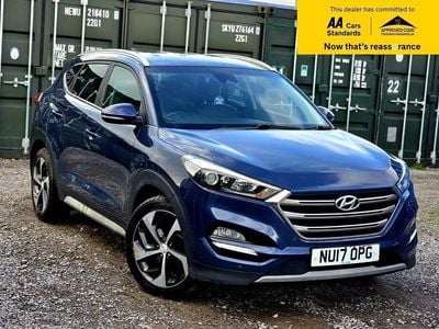 Used Hyundai Tucson Premium 136 HP (100 kW) 2017 Blue SUV