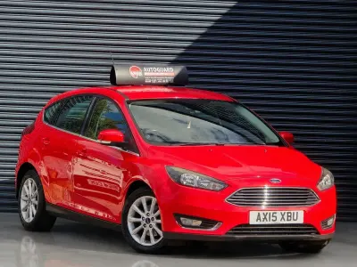 Used Ford Focus Titanium 2015 Red Hatchback